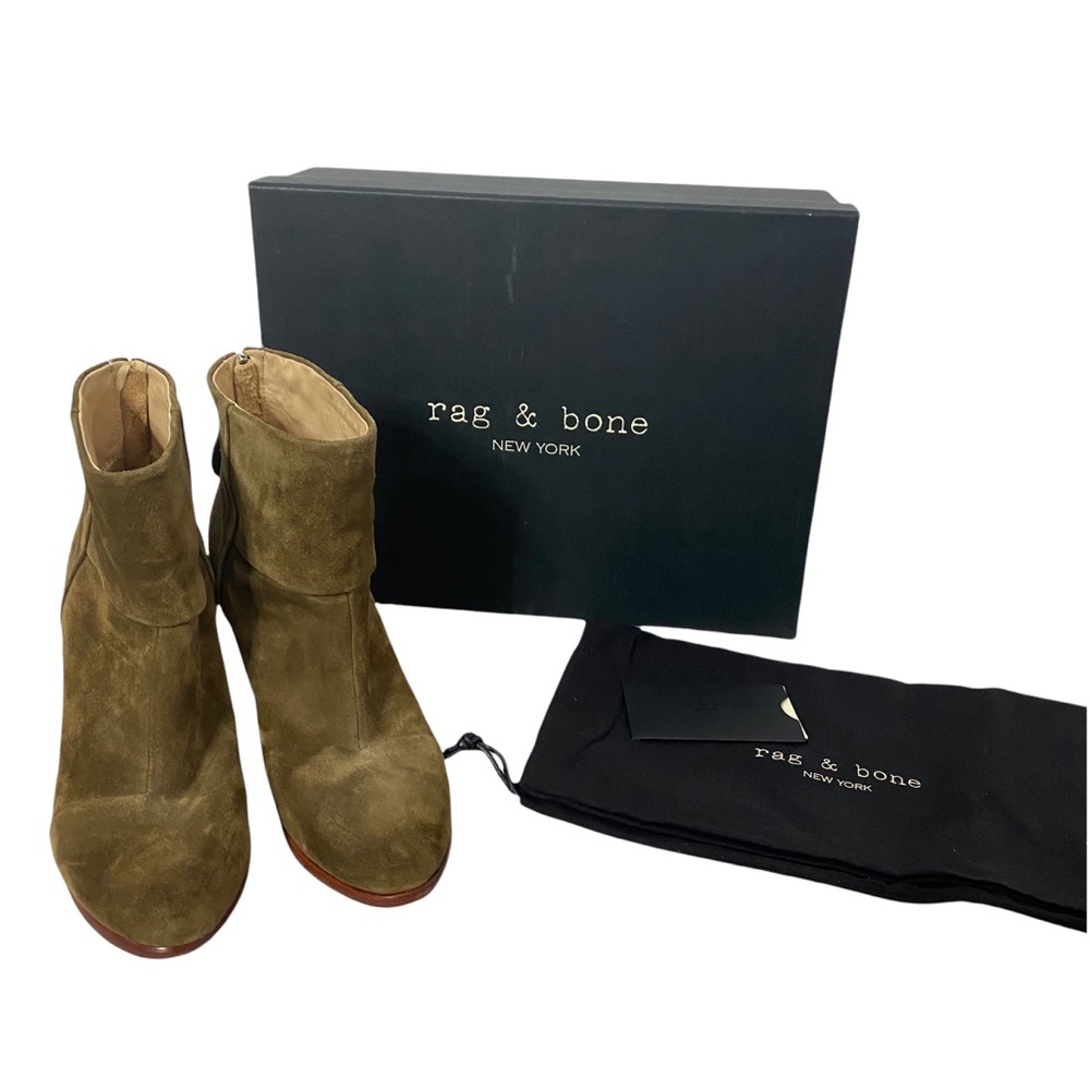 Rag & Bone Classic NEWBURY Boots- Mineral Suede - size 10